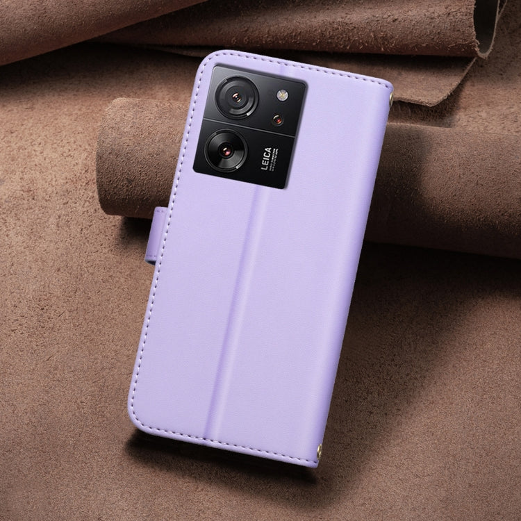 For Xiaomi 13T / Redmi K60 Ultra Square Texture Leather Phone Case