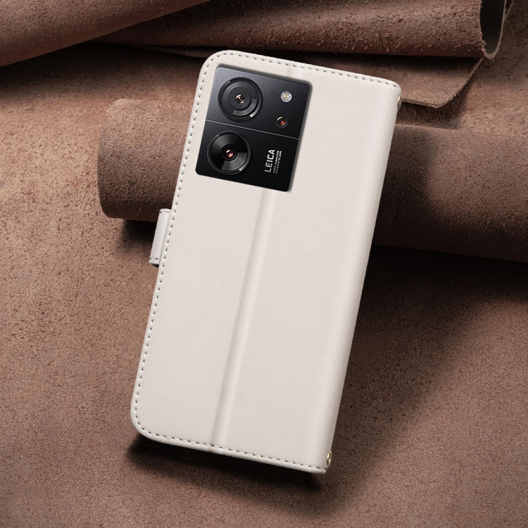 For Xiaomi 13T / Redmi K60 Ultra Square Texture Leather Phone Case