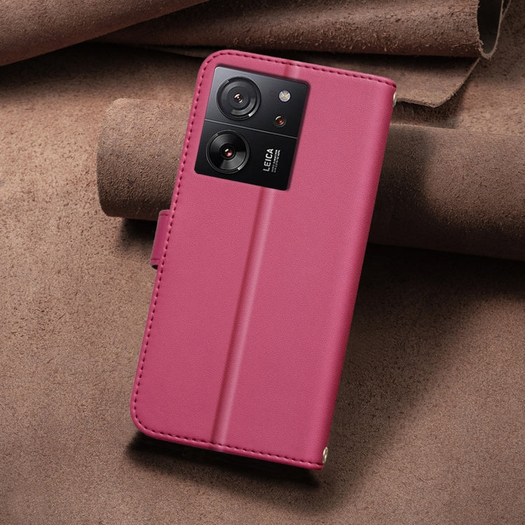 For Xiaomi 13T / Redmi K60 Ultra Square Texture Leather Phone Case