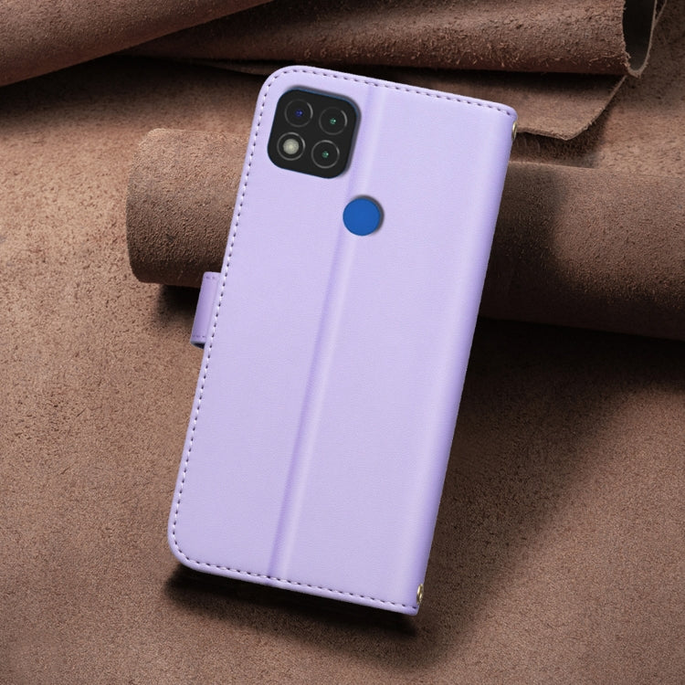 For Xiaomi Poco C31 / Redmi 9C / 10A Square Texture Leather Phone Case