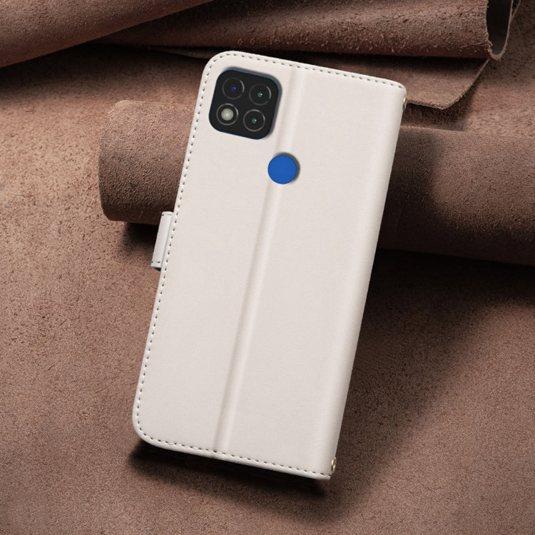 For Xiaomi Poco C31 / Redmi 9C / 10A Square Texture Leather Phone Case