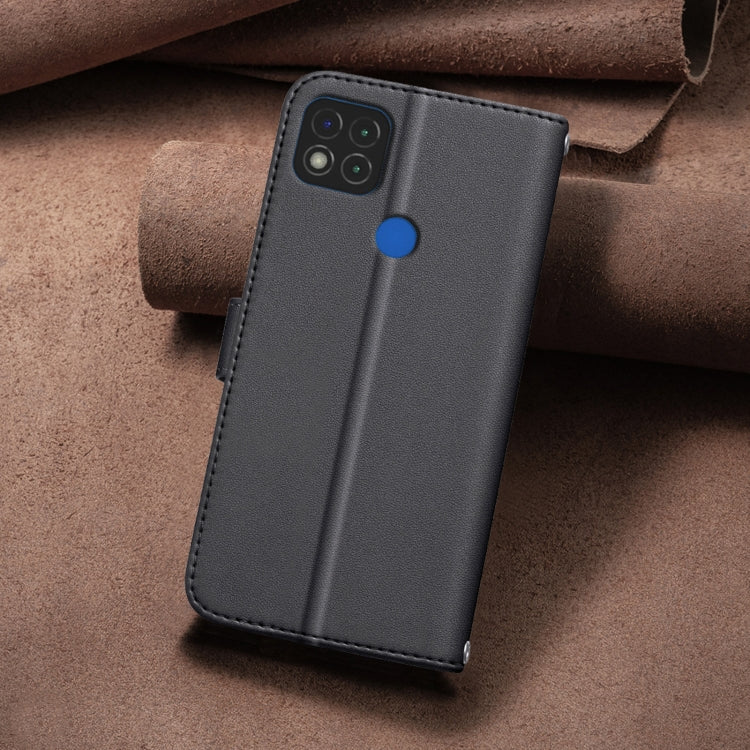 For Xiaomi Poco C31 / Redmi 9C / 10A Square Texture Leather Phone Case