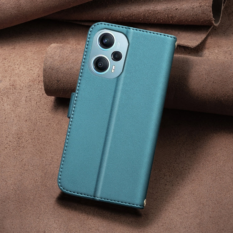 For Xiaomi Poco F5 5G Square Texture Leather Phone Case