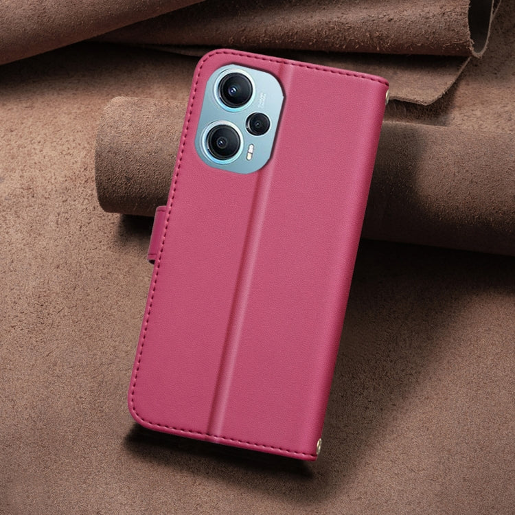 For Xiaomi Poco F5 5G Square Texture Leather Phone Case