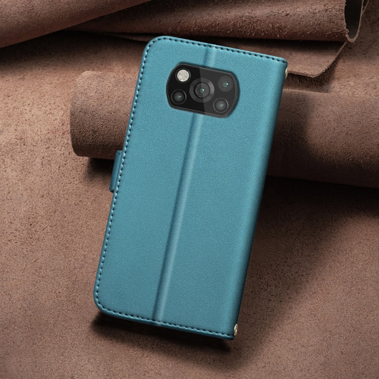 For Xiaomi Poco X3 / X3 NFC Square Texture Leather Phone Case
