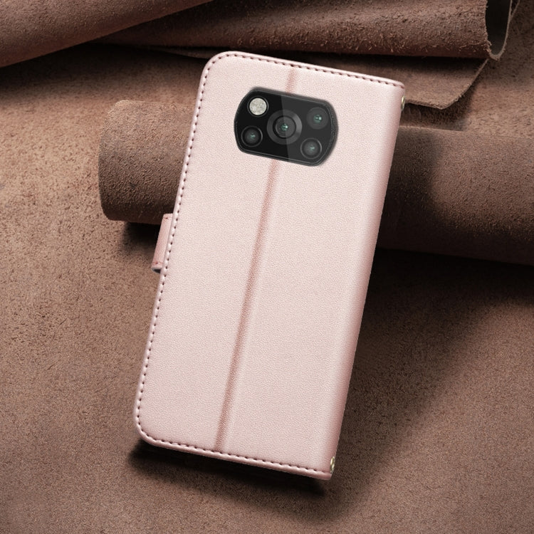 For Xiaomi Poco X3 / X3 NFC Square Texture Leather Phone Case
