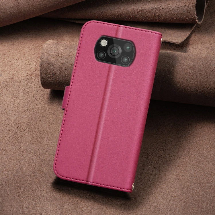 For Xiaomi Poco X3 / X3 NFC Square Texture Leather Phone Case