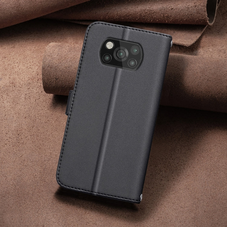 For Xiaomi Poco X3 / X3 NFC Square Texture Leather Phone Case