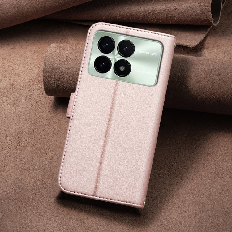 For Redmi K70 / K70 Pro Square Texture Leather Phone Case
