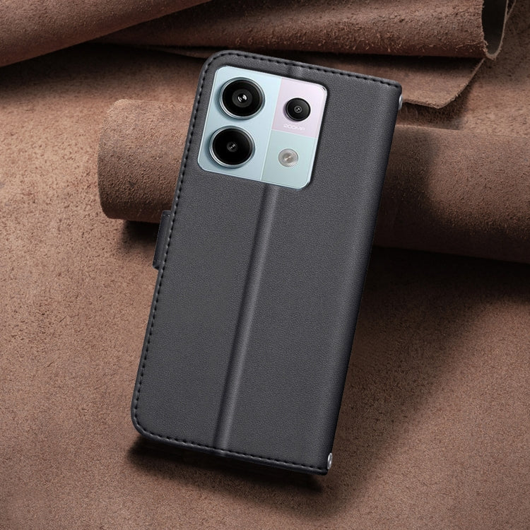 For Redmi Note 13 Pro 5G Square Texture Leather Phone Case