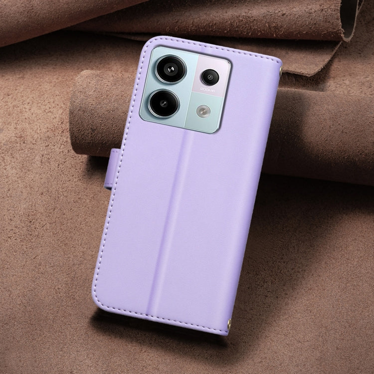 For Redmi Note 13 Pro 4G Global Square Texture Leather Phone Case