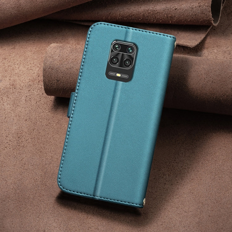 For Redmi Note 9 Pro Max / 9 Pro / 9S Square Texture Leather Phone Case