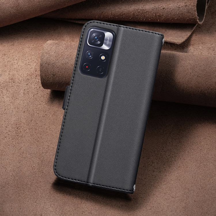 For Redmi Note 12S Global Square Texture Leather Phone Case