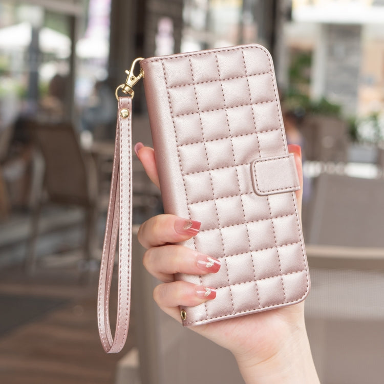 For Redmi Note 12 Pro Global Square Texture Leather Phone Case