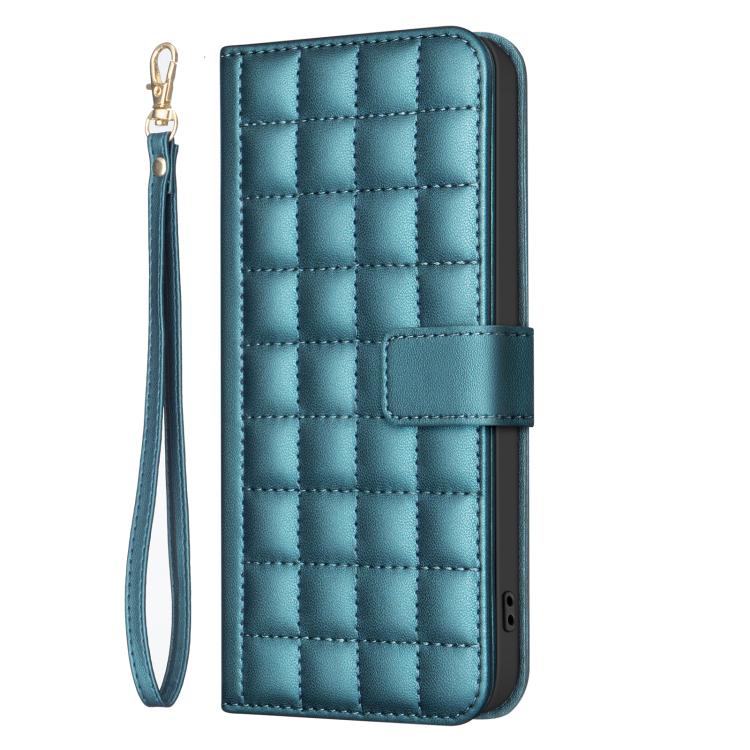 For Redmi Note 14 4G 163.25mm Square Texture Leather Phone Case