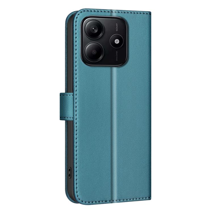 For Redmi Note 14 4G 163.25mm Square Texture Leather Phone Case