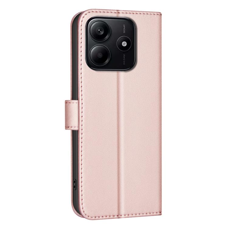For Redmi Note 14 4G 163.25mm Square Texture Leather Phone Case