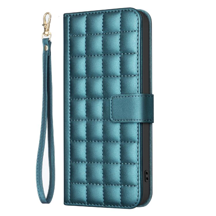For Redmi Note 14 Pro 4G Square Texture Leather Phone Case
