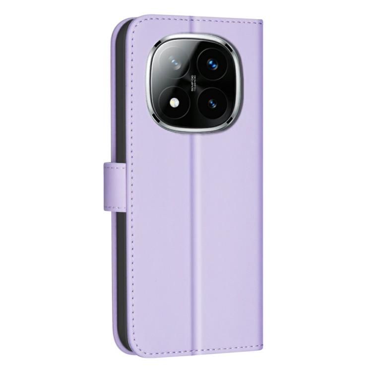 For Redmi Note 14 Pro 4G Square Texture Leather Phone Case
