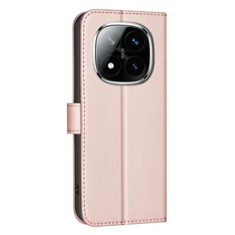 For Redmi Note 14 Pro 4G Square Texture Leather Phone Case