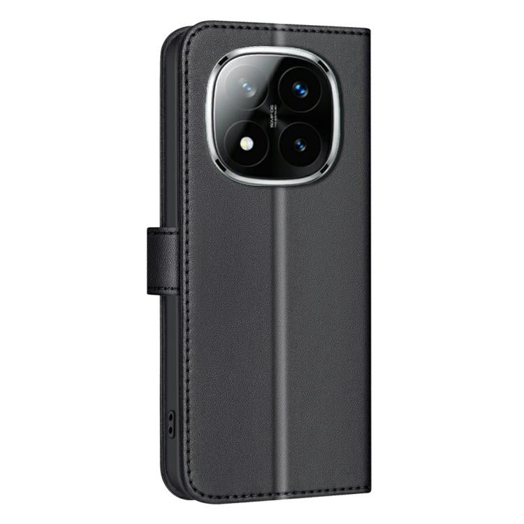 For Redmi Note 14 Pro 4G Square Texture Leather Phone Case