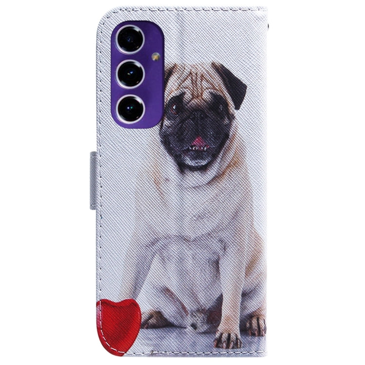 For Samsung Galaxy S24 FE 5G Coloured Drawing Flip Leather Phone Case