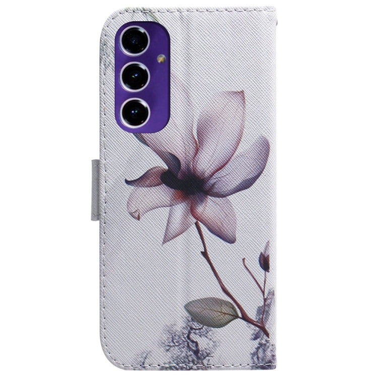 For Samsung Galaxy S24 FE 5G Coloured Drawing Flip Leather Phone Case