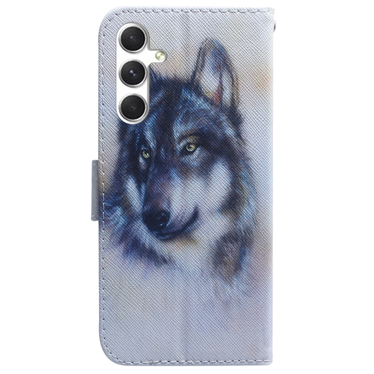 For Samsung Galaxy S25+ 5G Coloured Drawing Flip Leather Phone Case