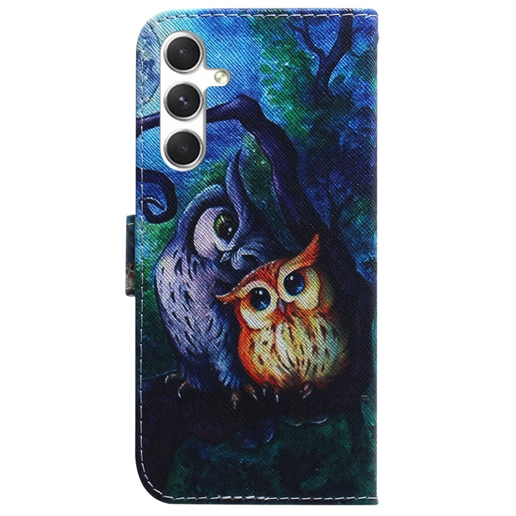For Samsung Galaxy S25+ 5G Coloured Drawing Flip Leather Phone Case