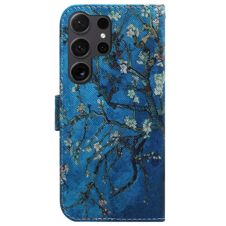 For Samsung Galaxy S25 Ultra 5G Coloured Drawing Flip Leather Phone Case