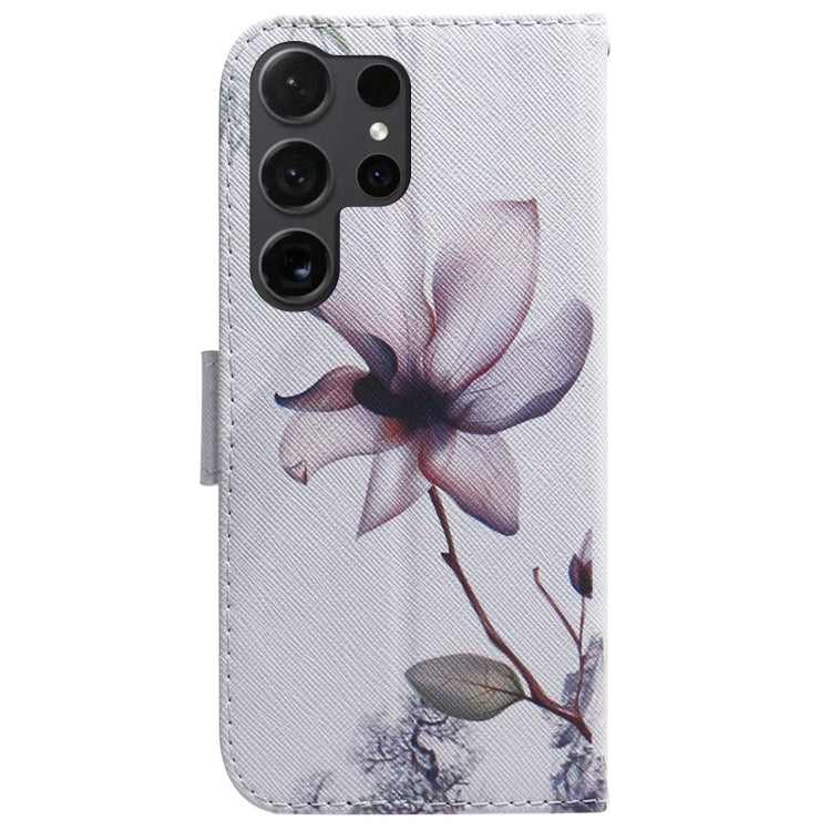 For Samsung Galaxy S25 Ultra 5G Coloured Drawing Flip Leather Phone Case