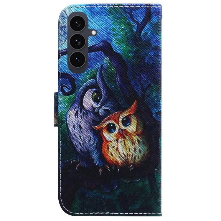 For Samsung Galaxy S25 FE 5G Coloured Drawing Flip Leather Phone Case
