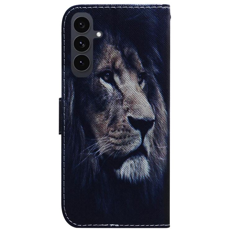 For Samsung Galaxy S25 FE 5G Coloured Drawing Flip Leather Phone Case
