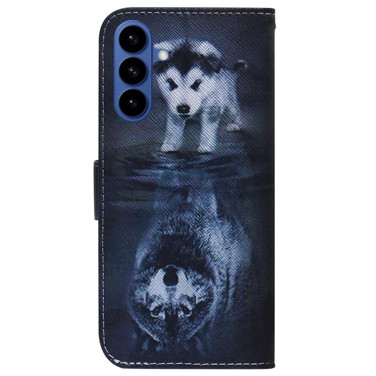 For Samsung Galaxy S26 5G Coloured Drawing Flip Leather Phone Case