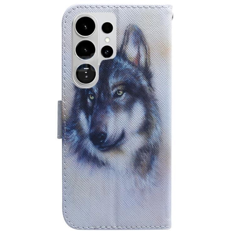 For Samsung Galaxy S26 Ultra 5G Coloured Drawing Flip Leather Phone Case