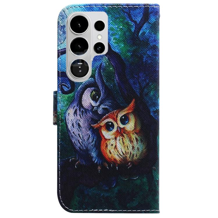 For Samsung Galaxy S26 Ultra 5G Coloured Drawing Flip Leather Phone Case