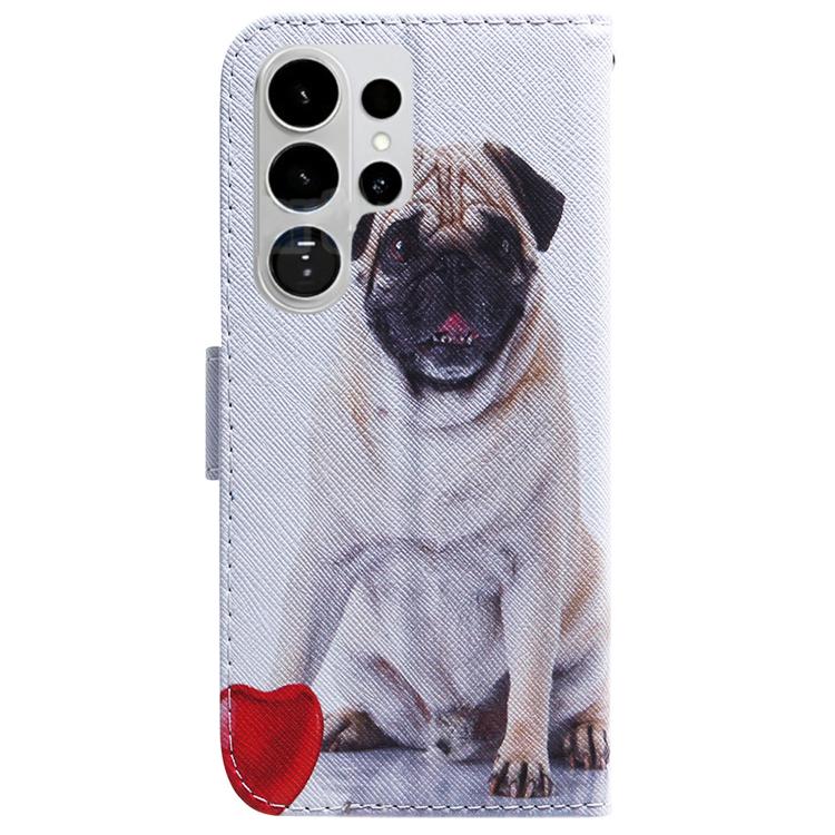 For Samsung Galaxy S26 Ultra 5G Coloured Drawing Flip Leather Phone Case