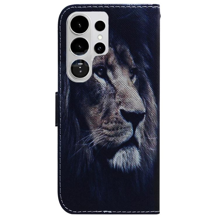 For Samsung Galaxy S26 Ultra 5G Coloured Drawing Flip Leather Phone Case