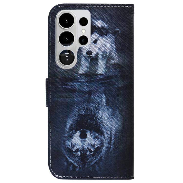 For Samsung Galaxy S26 Ultra 5G Coloured Drawing Flip Leather Phone Case