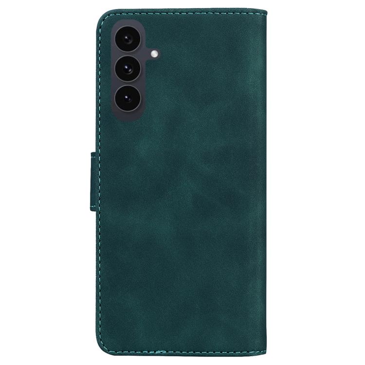 For Samsung Galaxy S25 FE 5G Skin Feel Pure Color Flip Leather Phone Case