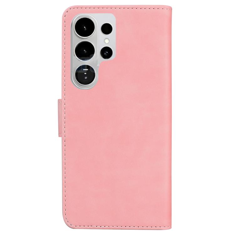 For Samsung Galaxy S26 Ultra 5G Skin Feel Pure Color Flip Leather Phone Case