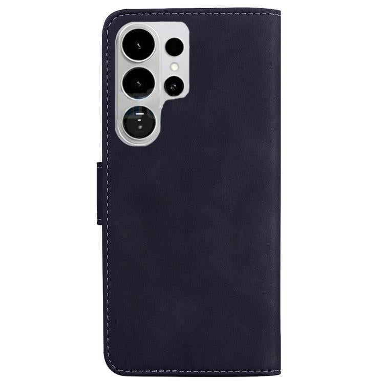 For Samsung Galaxy S26 Ultra 5G Skin Feel Pure Color Flip Leather Phone Case