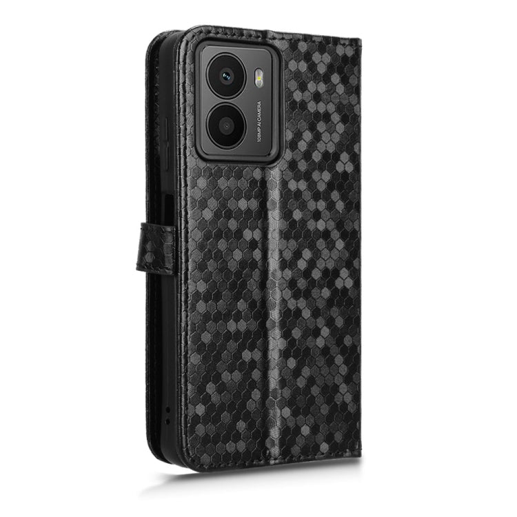 For HMD Fusion 5G Honeycomb Dot Texture Leather Phone Case