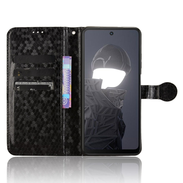 For HMD Fusion 5G Honeycomb Dot Texture Leather Phone Case