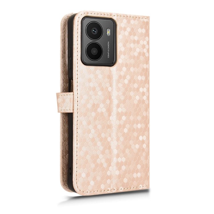 For HMD Fusion 5G Honeycomb Dot Texture Leather Phone Case