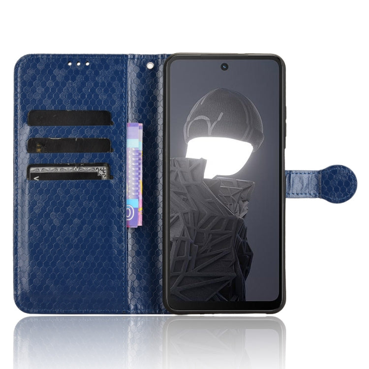 For HMD Fusion 5G Honeycomb Dot Texture Leather Phone Case