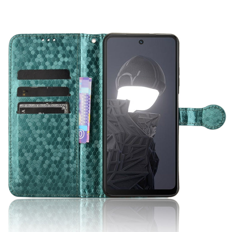 For HMD Fusion 5G Honeycomb Dot Texture Leather Phone Case