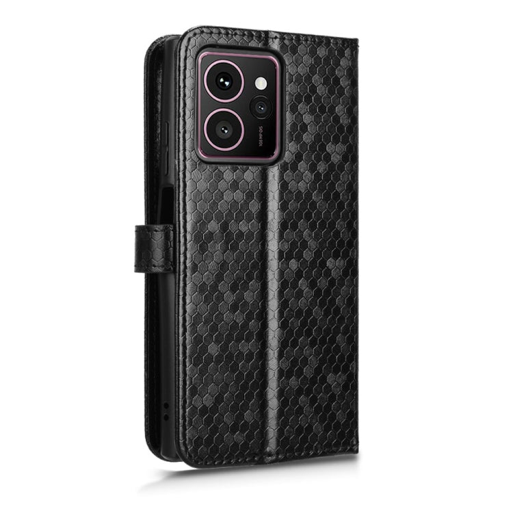 For HMD Skyline 5G Honeycomb Dot Texture Leather Phone Case
