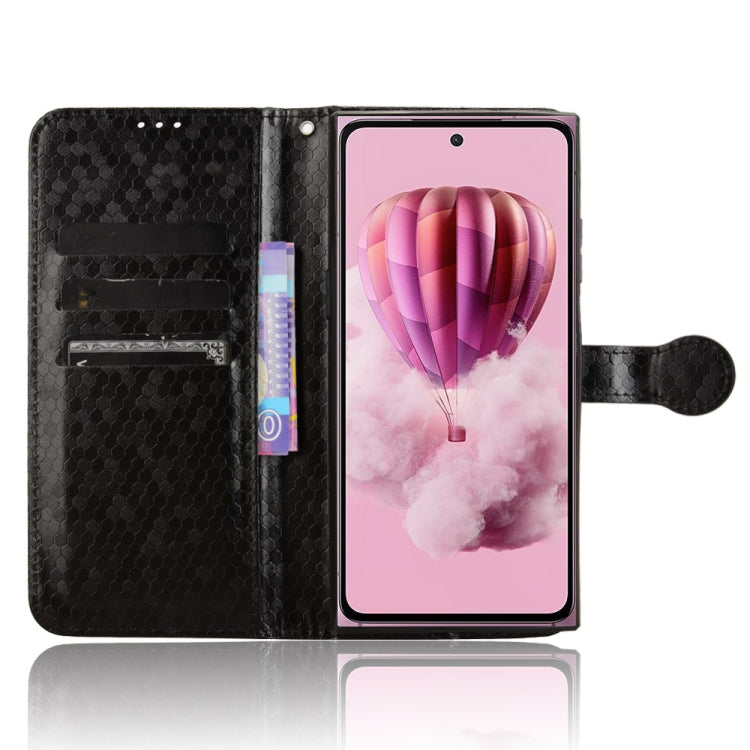 For HMD Skyline 5G Honeycomb Dot Texture Leather Phone Case