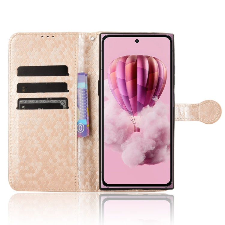 For HMD Skyline 5G Honeycomb Dot Texture Leather Phone Case